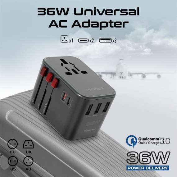 Buy Promate 7-in-1 Charging Travel Kit in [storefront]