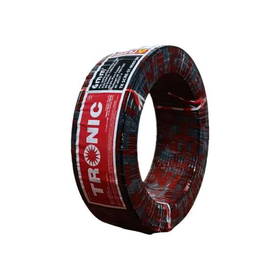 Buy Tronic TK SCRE-ST-0060-BK 6.0mm  Black Single Core Cable in [storefront]
