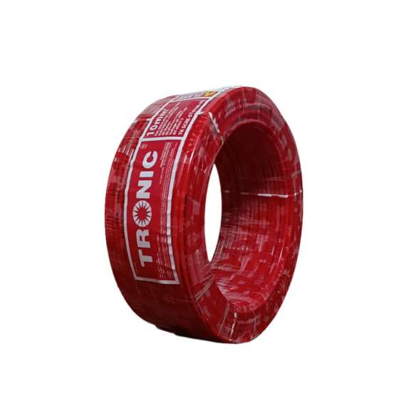 Buy Tronic TK SCRE-ST-0100-RD Stranded 10mm Red Single Core Cable in [storefront]