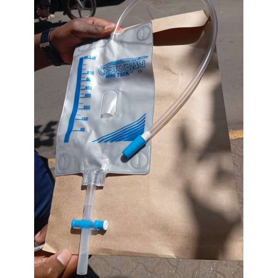 Buy Uromed Cystobag Mini 750 Urine Bag, Tube Length : 50cm in [storefront]