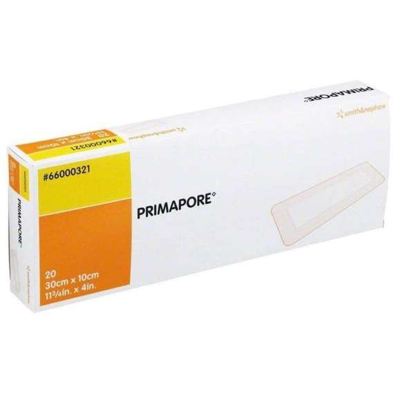 Buy Smith and Nephew Primapore 30cm by 10cm 20Pack Adhesive Non Woven Dressing in [storefront]