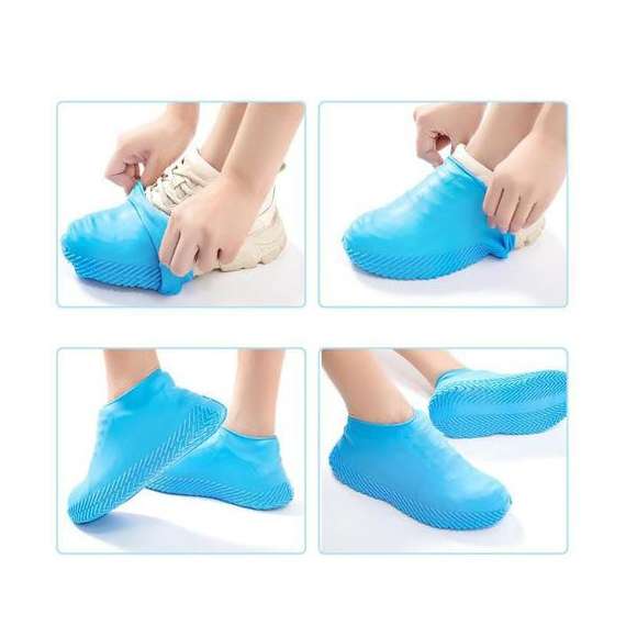 Buy Generic One Pair Waterproof Silicone Shoe Covers, Shoe Size: Medium  in [storefront]