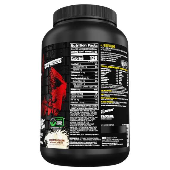 Buy Mutant Isosurge 23Servings Whey Protein Isolate Shake, Flavor: Cookies 'n Cream in [storefront]