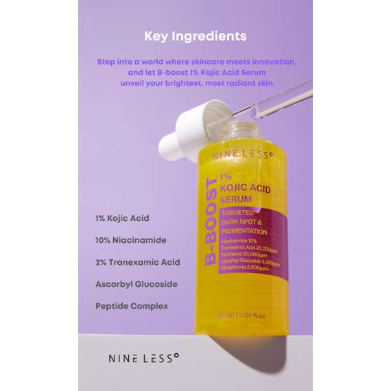Buy Nineless 1% 30ml B-Boost Kojic Acid Serum in [storefront]