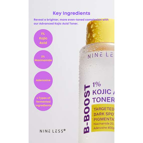 Buy Nineless 1% 200ml B-Boost Kojic Acid Toner in [storefront]