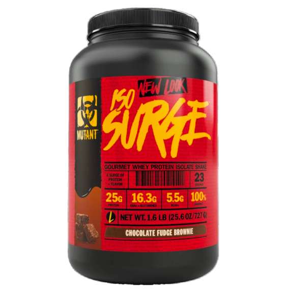 Buy Mutant Isosurge 23Servings Whey Protein Isolate Shake, Flavor: Chocolate Fudge Brownie in [storefront]