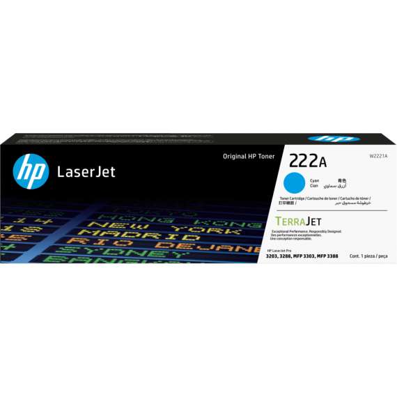 Buy HP 222A Cyan Original LaserJet Toner Cartridge in [storefront]