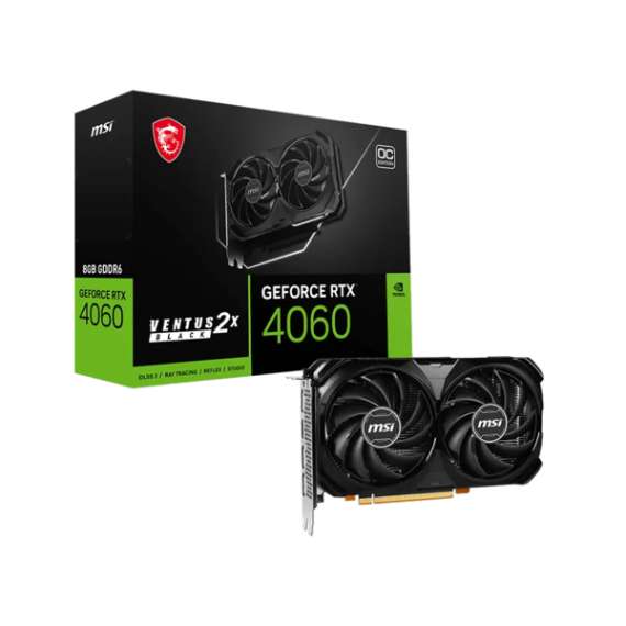 Buy MSI Nvidia Geforce RTX 4060 Ventus 2X 8GB Graphics Card in [storefront]