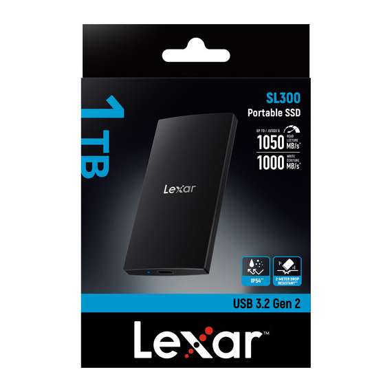 Buy Lexar 1TB SL300  Gen 2 Portable SSD in [storefront]
