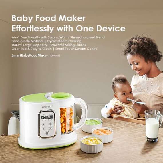Buy Oraimo SmartBabyFoodMaker 1000ml Baby Food Maker in [storefront]