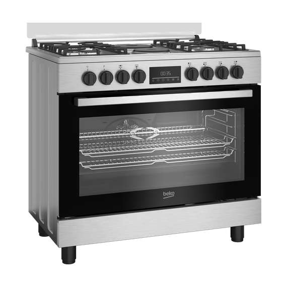 Buy Beko BGM 21225 EX 4 Gas 2 Electric 90 CM Cooker in [storefront]