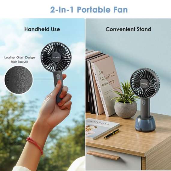 Buy Oraimo SmartHandheldfan 2 Handheld Fan with Light Base in [storefront]