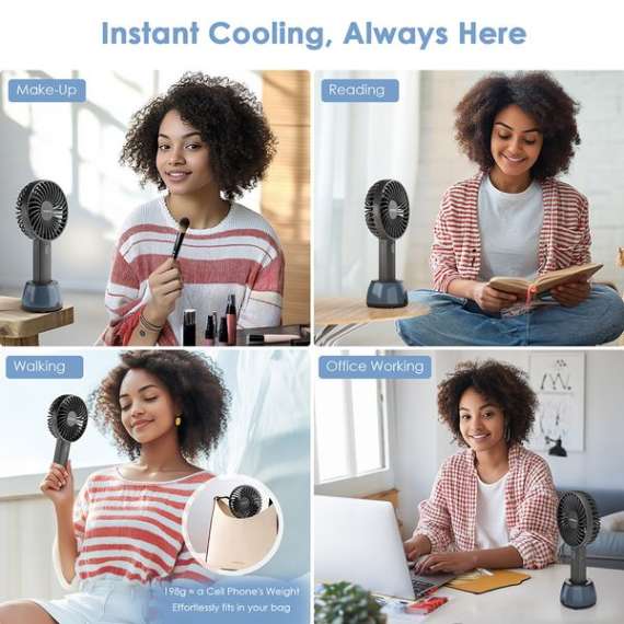 Buy Oraimo SmartHandheldfan 2 Handheld Fan with Light Base in [storefront]