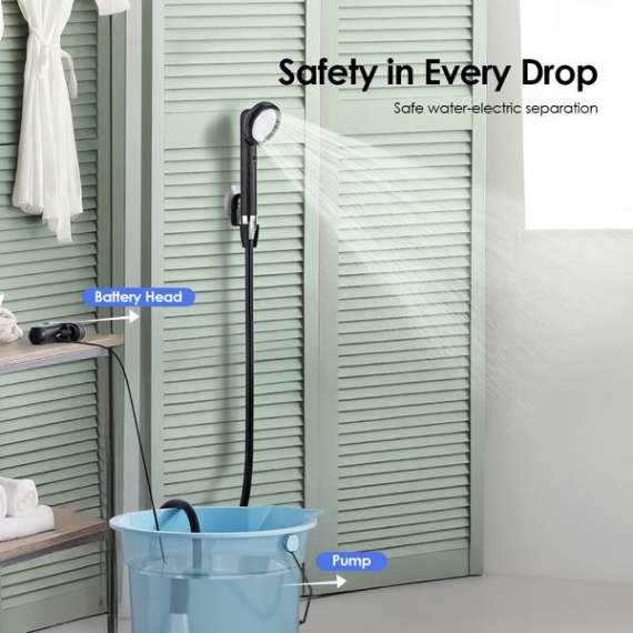 Buy Oraimo AquaFlex Portable Rechargeable Shower Pump in [storefront]