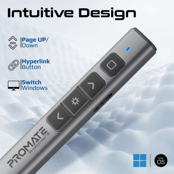 Buy Promate Universal Intuitive Wireless Presenter in [storefront]