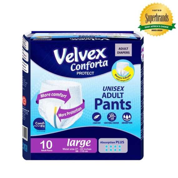 Buy Velvex Conforta Four Pack Adult Pants, Product Size: Large (L) in [storefront]