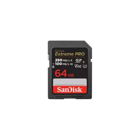 Buy SanDisk 64GB Extreme PRO SDXC UHS-II Memory Card For Camera in [storefront]