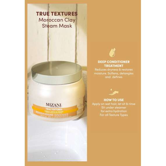 Buy Mizani True Textures 500ml Moroccan Clay Steam Mask in [storefront]
