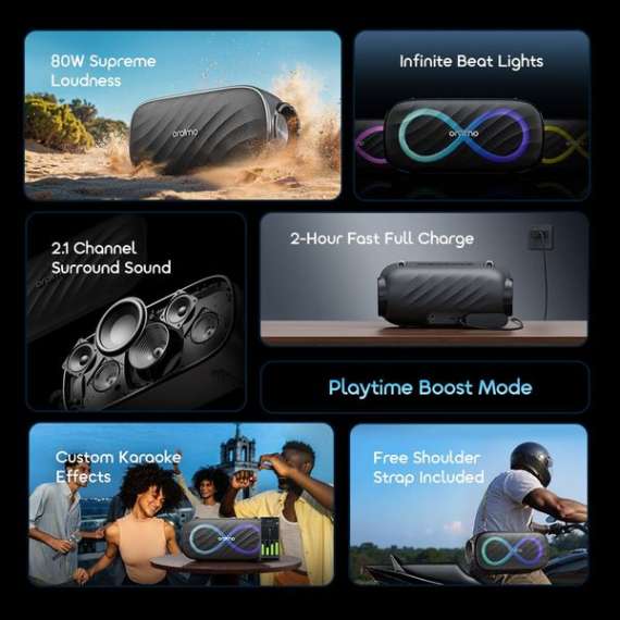 Buy Oraimo SpaceBox Pro 80W Wireless Speaker in [storefront]