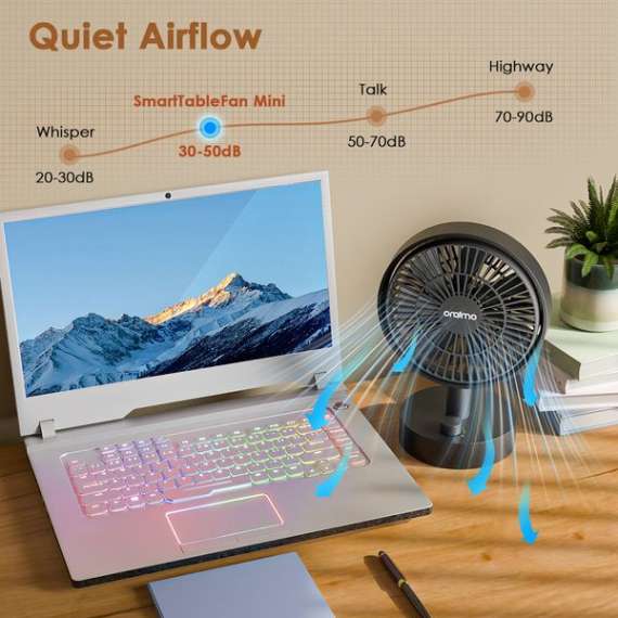 Buy Oraimo SmartTableFan 5W Table Fan in [storefront]