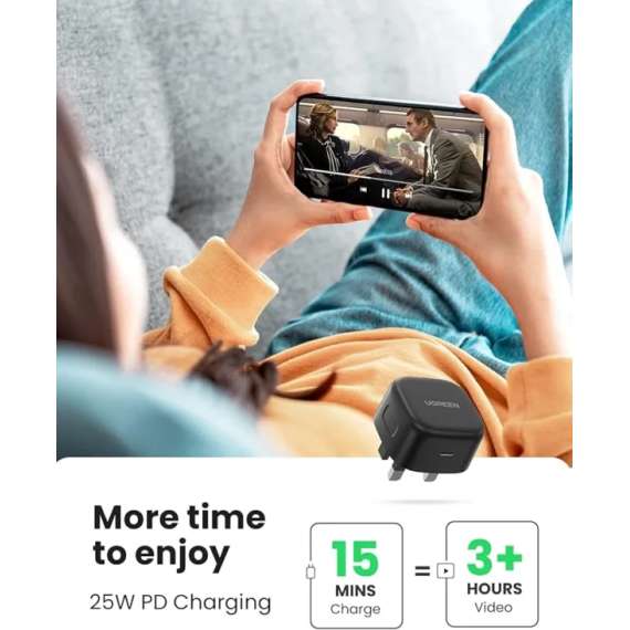 Buy UGREEN USB-C 25W PD Charger With C-C 2M Cable in [storefront]