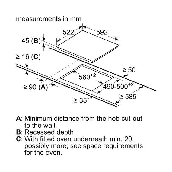 Buy Bosch PKE611BA2E 4 60CM Electric Ceramic Hob in [storefront]