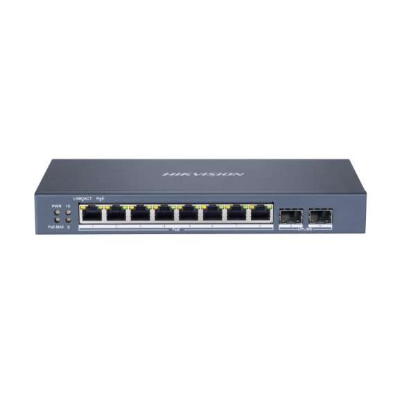 Buy Hikvision DS-3E1510P-SI 8 Port Gigabit Smart POE Switch in [storefront]