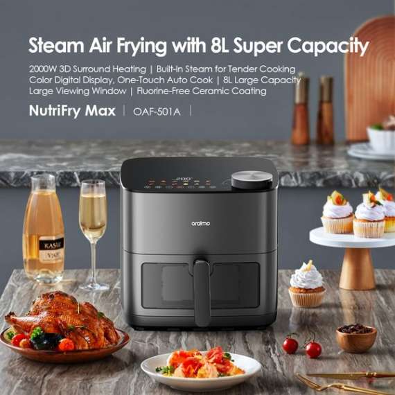 Buy Oraimo NutriFry Max 8L 2000W Air Fryer in [storefront]