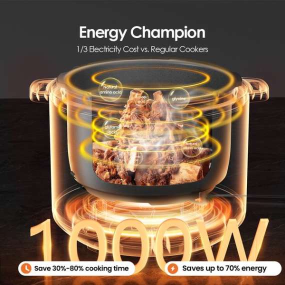 Buy Oraimo TenderPot 6L 1000W Electric Pressure Cooker in [storefront]