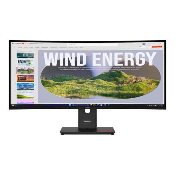 Buy Lenovo ThinkVision T34WD-40 34 inch Ultrawide QHD Curved Monitor in [storefront]