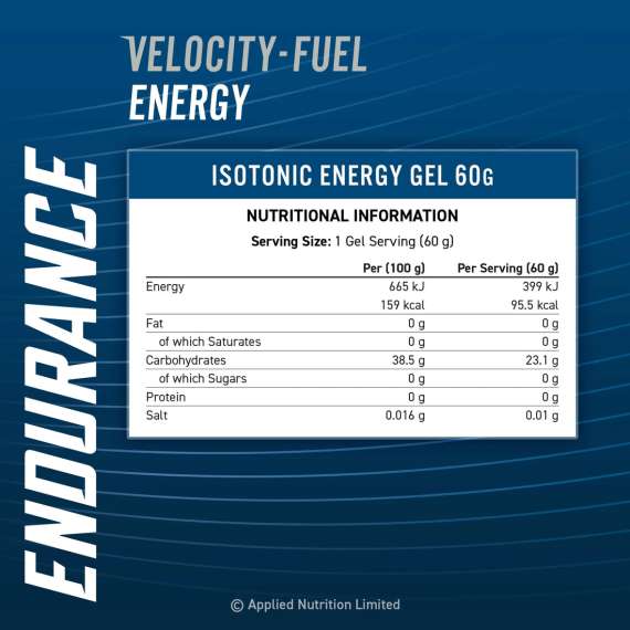 Buy Applied Nutrition 60g Velocity Isotonic 20Pack Energy Gels in [storefront]