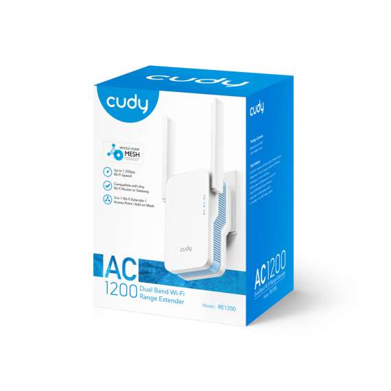 Buy Cudy RE1200 AC1200 Mesh Wi-Fi Range Extender in [storefront]