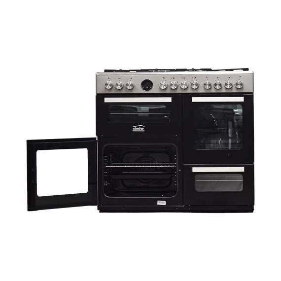 Buy Simfer F10074SEIX  7 gas 4 Ovens WOK INOX Cooker in [storefront]