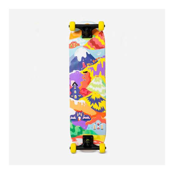 Buy Oxelo Play 120 Happy Mountains Kids Skateboard in [storefront]