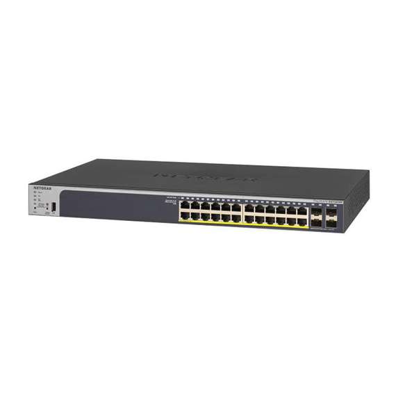Buy Netgear GS724TPPv3 24-Port Gigabit PoE+ Managed Network Switch in [storefront]