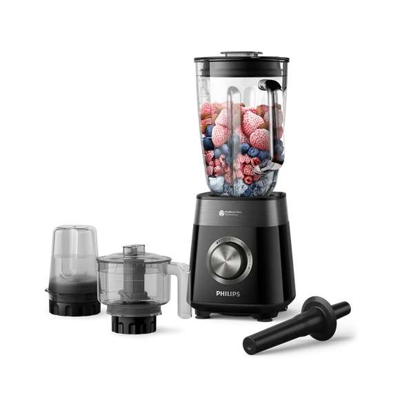 Buy Philips HR3033/00 5000 Series Glass Jar Mill and Chopper 1200W Blender in [storefront]