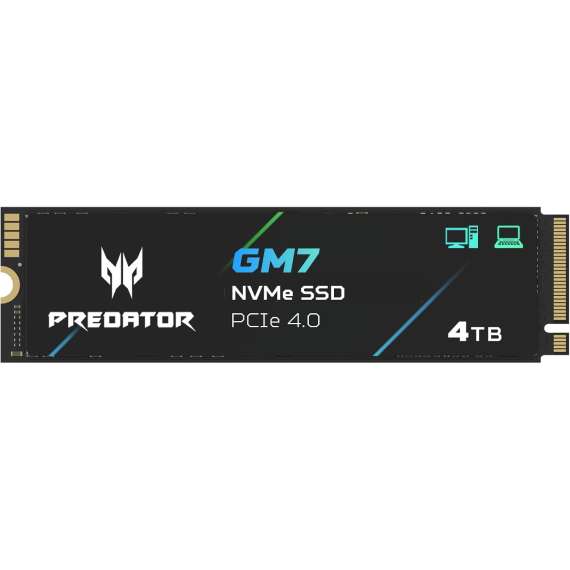Buy Acer Predator GM7 2TB M.2 PCIe Gen 4*4 NVMe 2280 Internal SSD in [storefront]