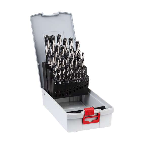 Buy Bosch ProBox HSS PointTeQ Set, 1-13 mm (25Pcs) Drill bit in [storefront]