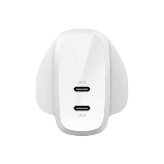 Buy Belkin BoostCharge Pro Dual USB-C 30W Wall Charger in [storefront]