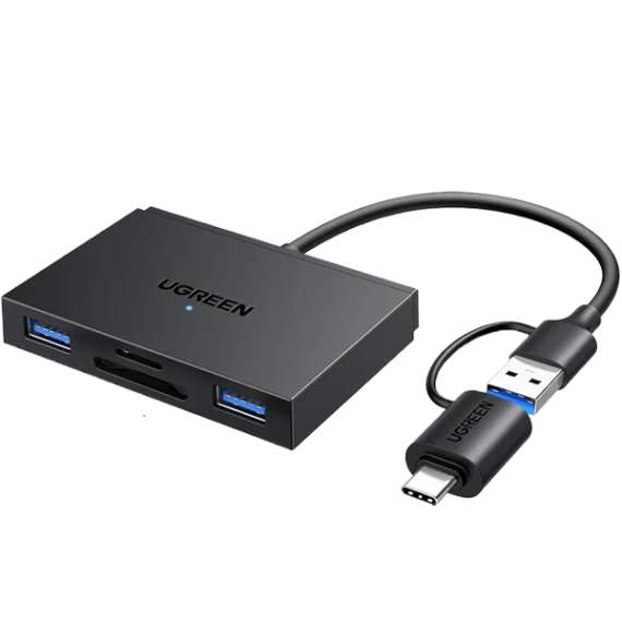 Buy UGREEN CM812 4-in-1 Card Reader with USB-C & USB-A 2-in-1 interface in [storefront]
