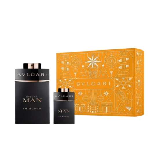 Buy Bvlgari Man In Black Edp Two Piece Gift Set in [storefront]