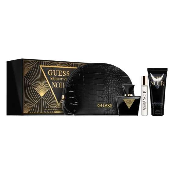 Buy Guess Seductive Noir Edt Four Piece Women Perfume Gift Set in [storefront]