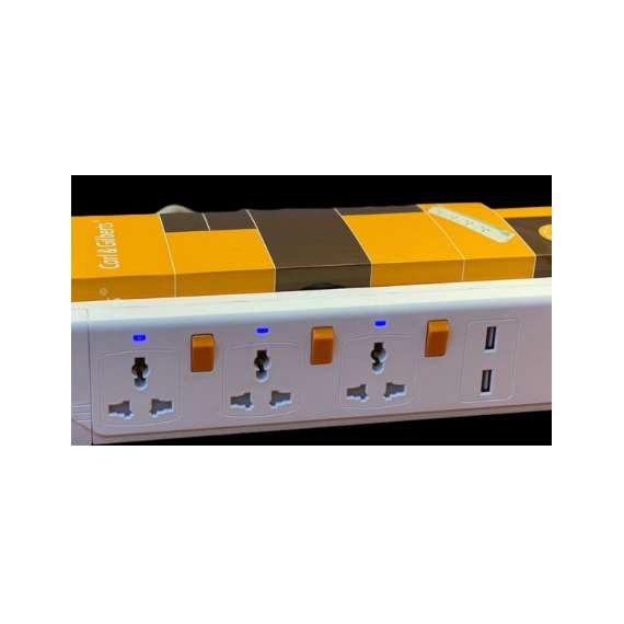 Buy Carl and gilbert 3 Way Power Extension with USB in [storefront]