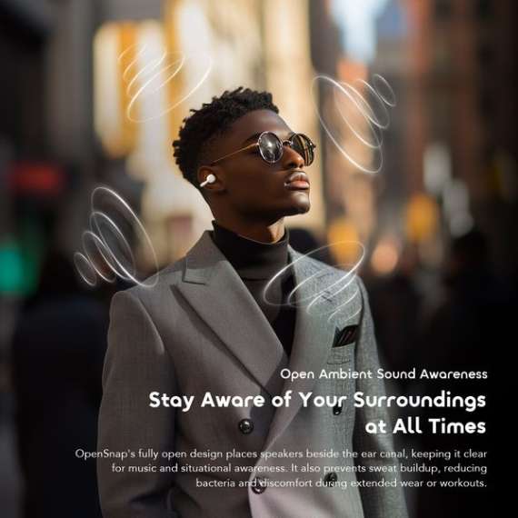 Buy Oraimo OpenSnap Clip-On True Wireless Earbuds in [storefront]