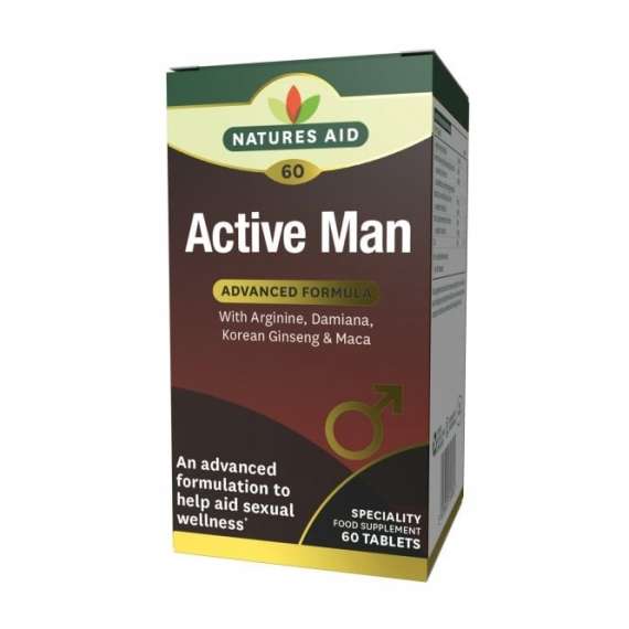 Buy Natures Aid Active Man 60Tablets Supplement in [storefront]