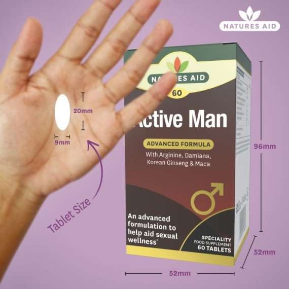 Buy Natures Aid Active Man 60Tablets Supplement in [storefront]