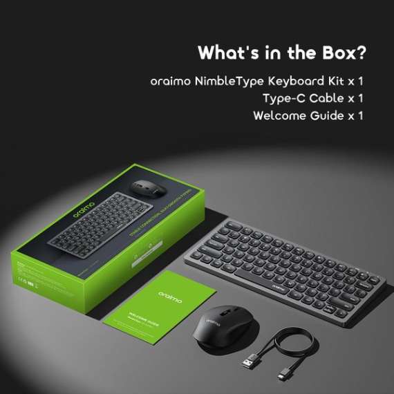 Buy Oraimo NimbleType Wireless Keyboard and Mouse Kit in [storefront]