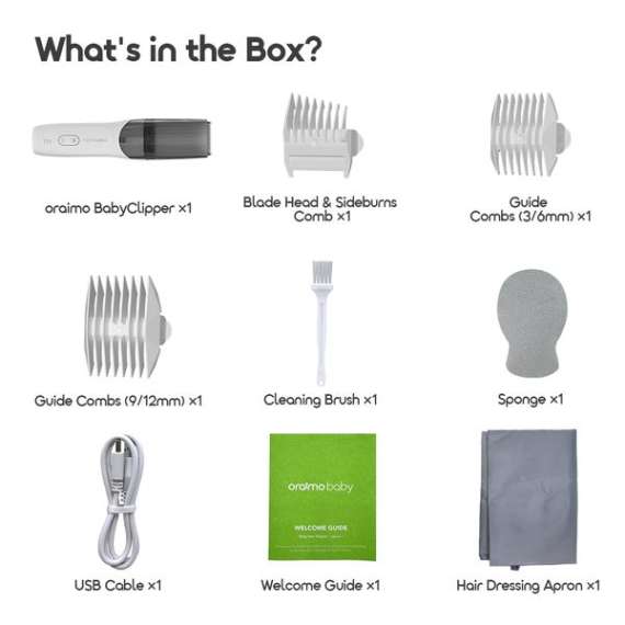 Buy Oraimo BabyClipper Smart Vacuum Baby Hair Clipper in [storefront]