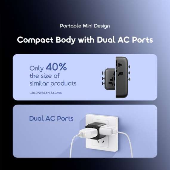 Buy Oraimo PowerOmni 251 2500W Multi-Plug Travel Adapter in [storefront]