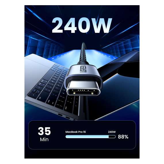 Buy UGREEN L701 240W USB-C to USB-C 2m Charging Cable in [storefront]